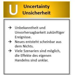 Shift-To-Chances, das VUCA-MODELL