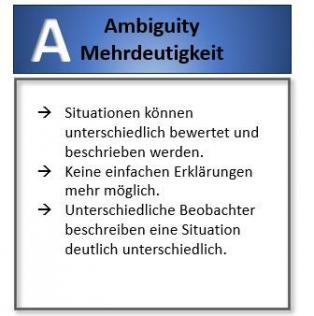 Shift-To-Chances, das VUCA-MODELL